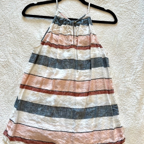 Ann Taylor Loft Striped Sleeveless Blouse Tank - Picture 4 of 4